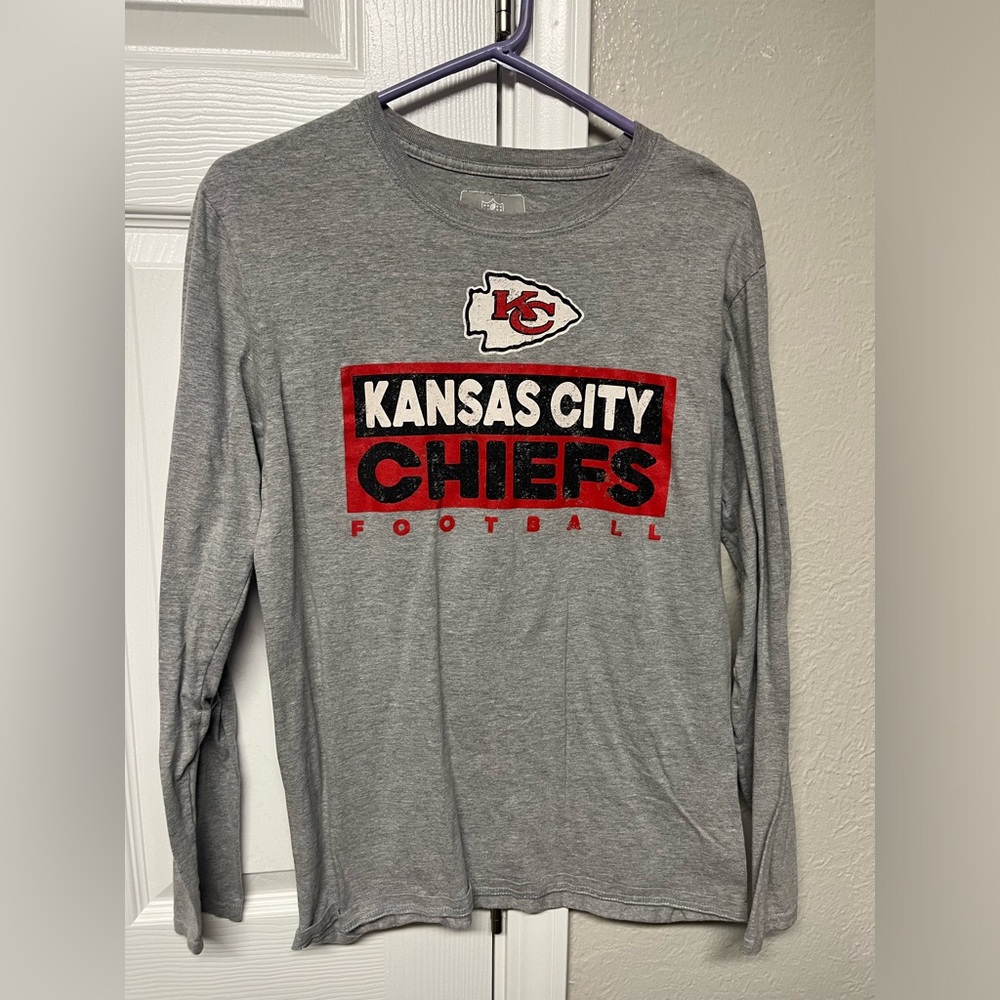 Kansas City Chiefs long sleeve shirt.